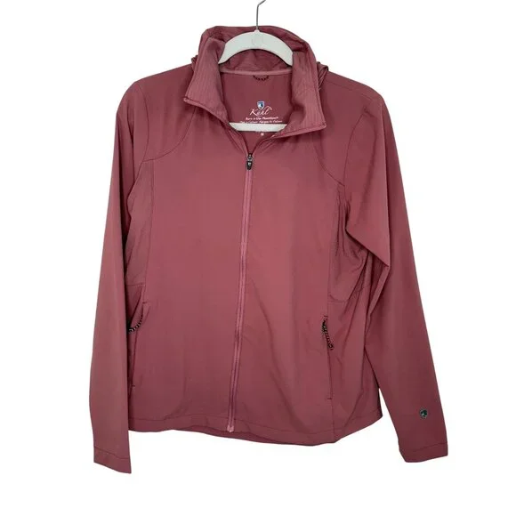 Kuhl Desert Pink Bandita Lightweight Hooded Full Zip Jacket, M - Picture 2 of 14